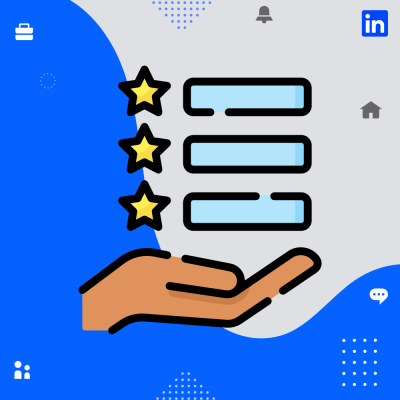 features linkedin message template