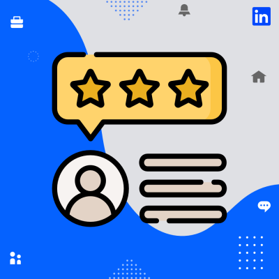 reviews linkedin message template