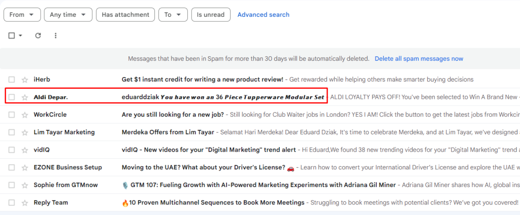 fake sounding names affect cold email open rate