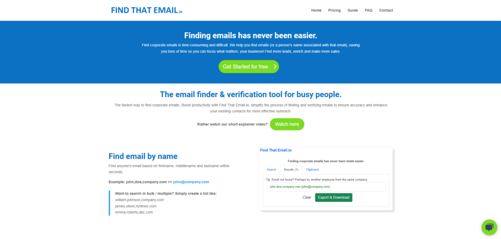 findthatemail best email finder tools