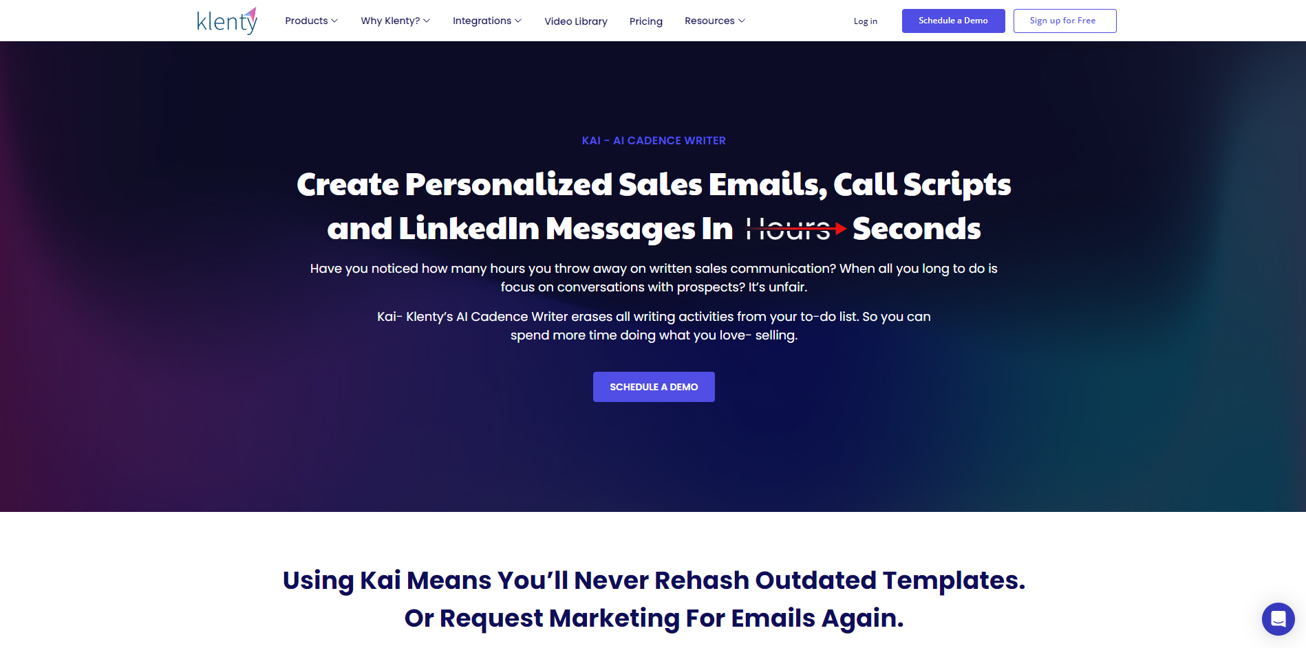 klenty cold email generators