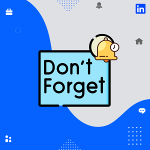 reminder linkedin message template