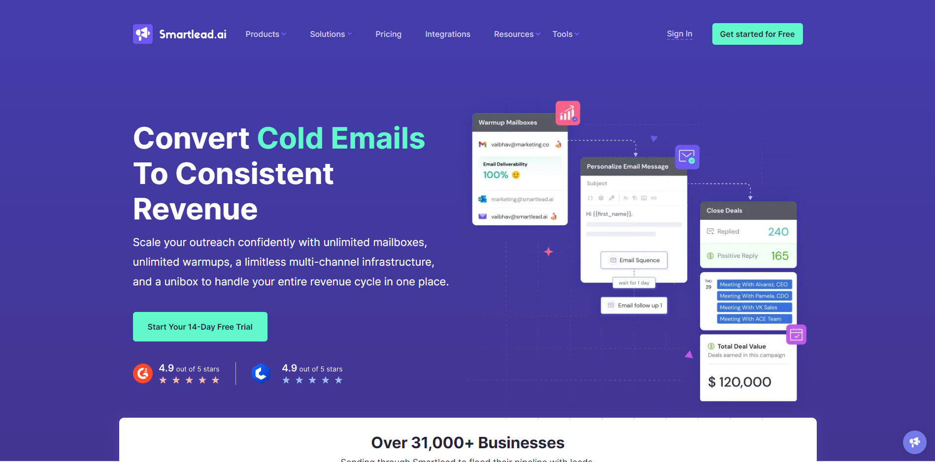 smartlead best cold email generators